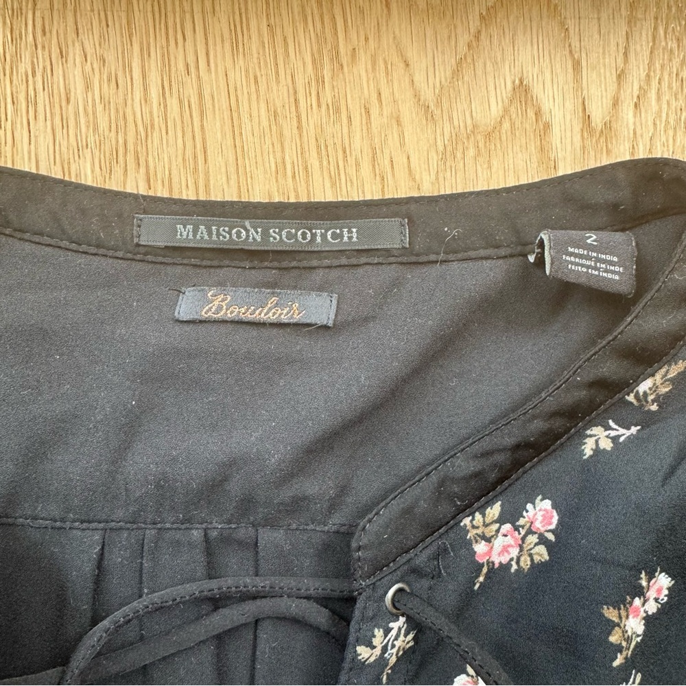 Maison Scotch - Scotch & Soda Boudoir Floral Maxi Dress, long sleeves- 2 - Picture 10 of 15